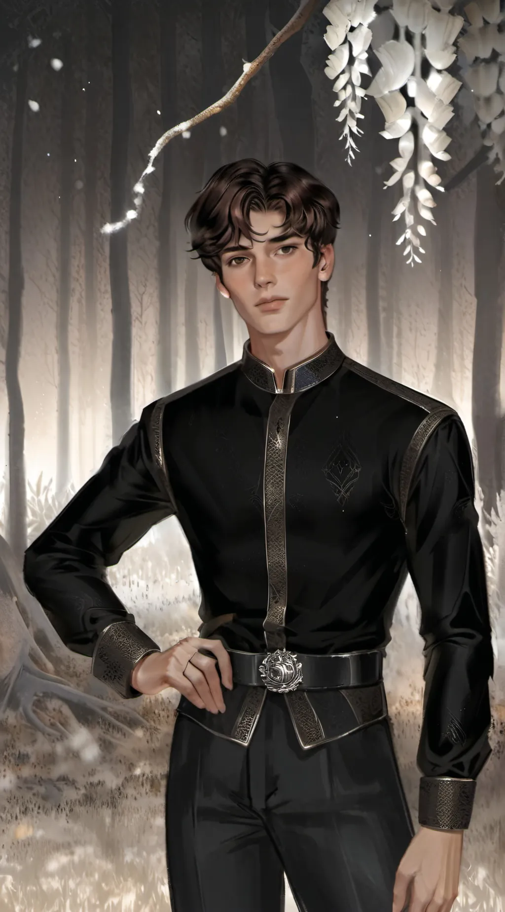 ai character: Ash background