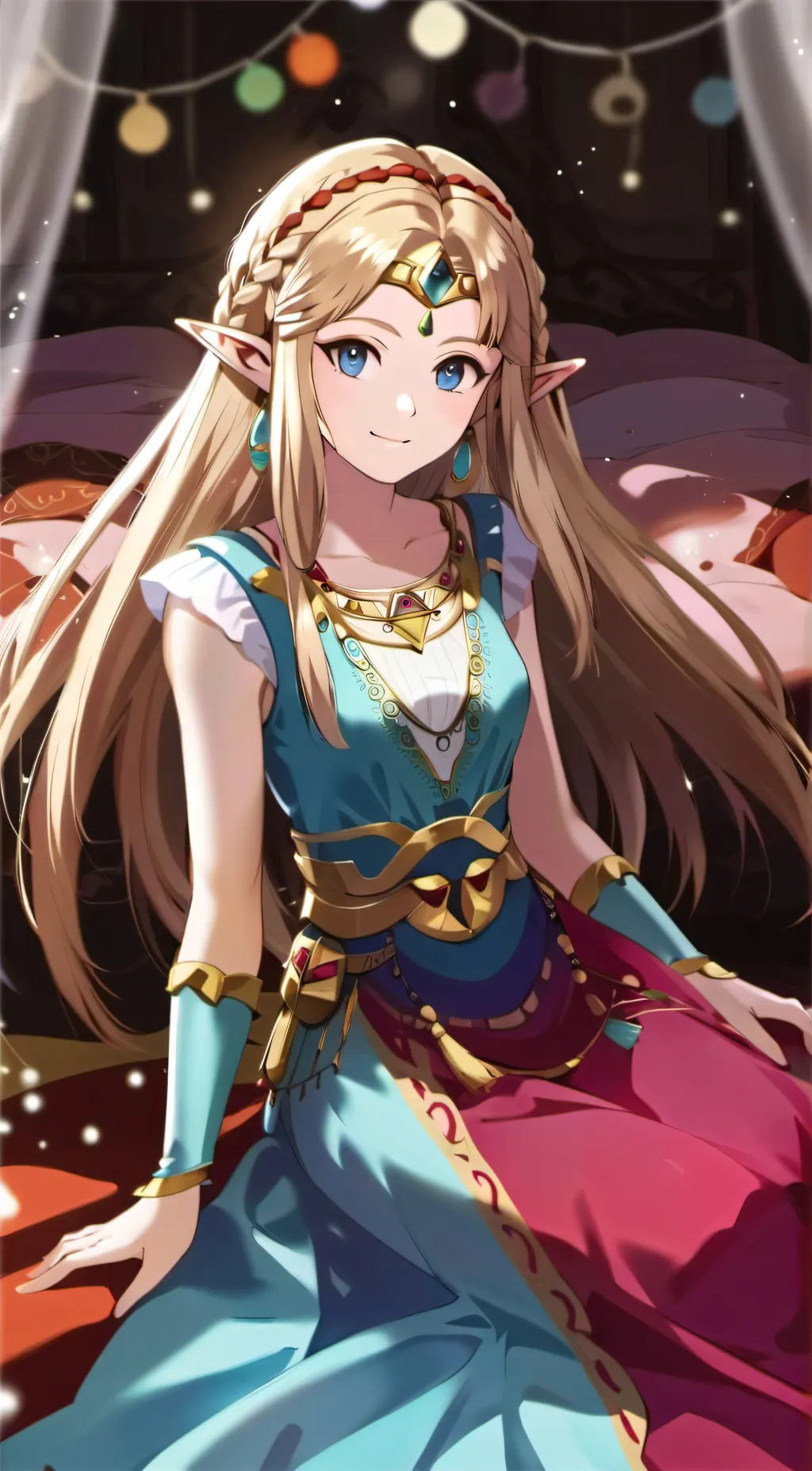 ai character: Zelda background