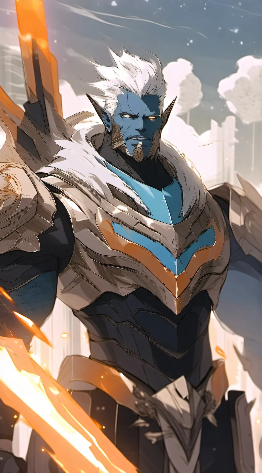 ai character: zavala background