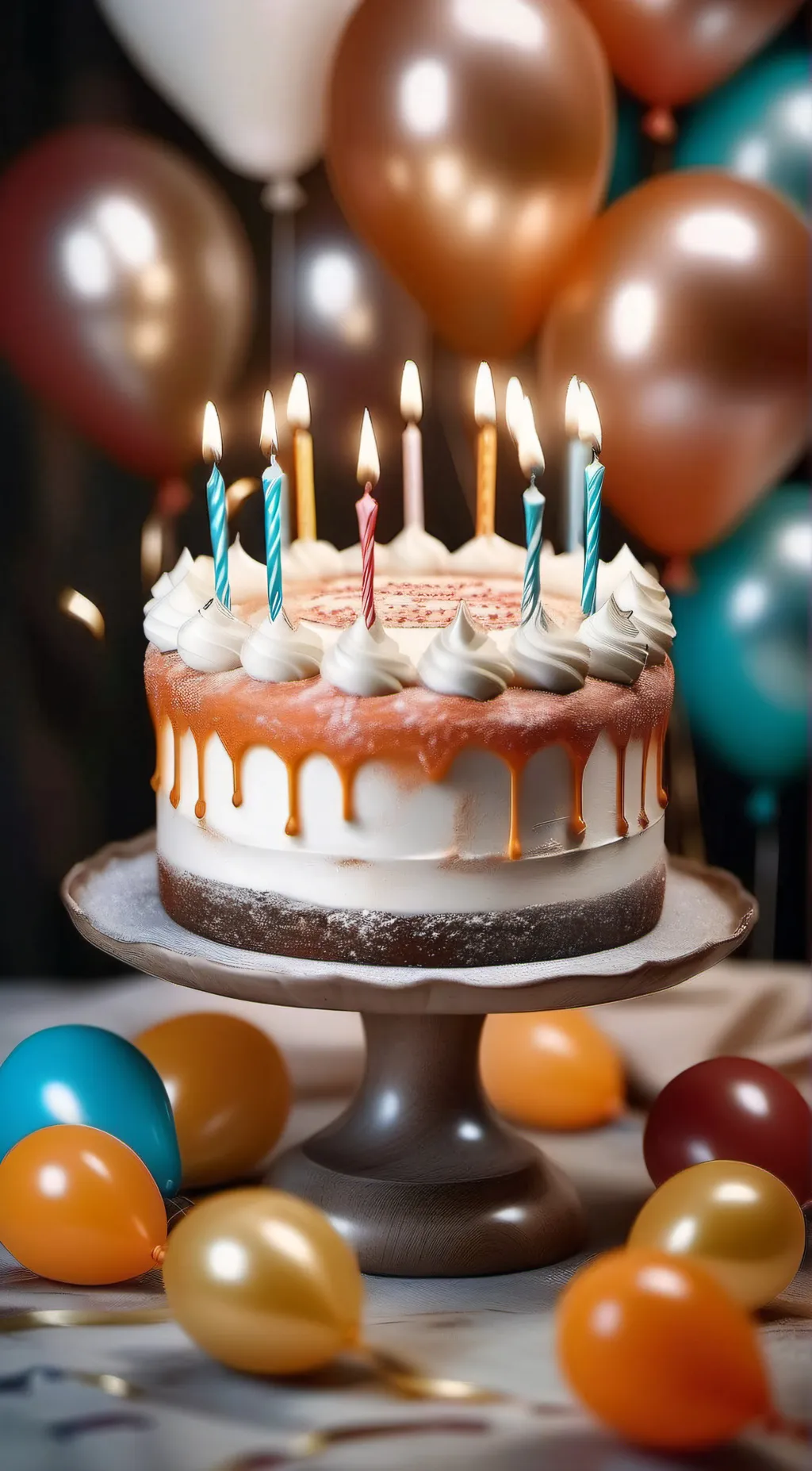 ai character: HAPPY BIRTHDAY!!!! background