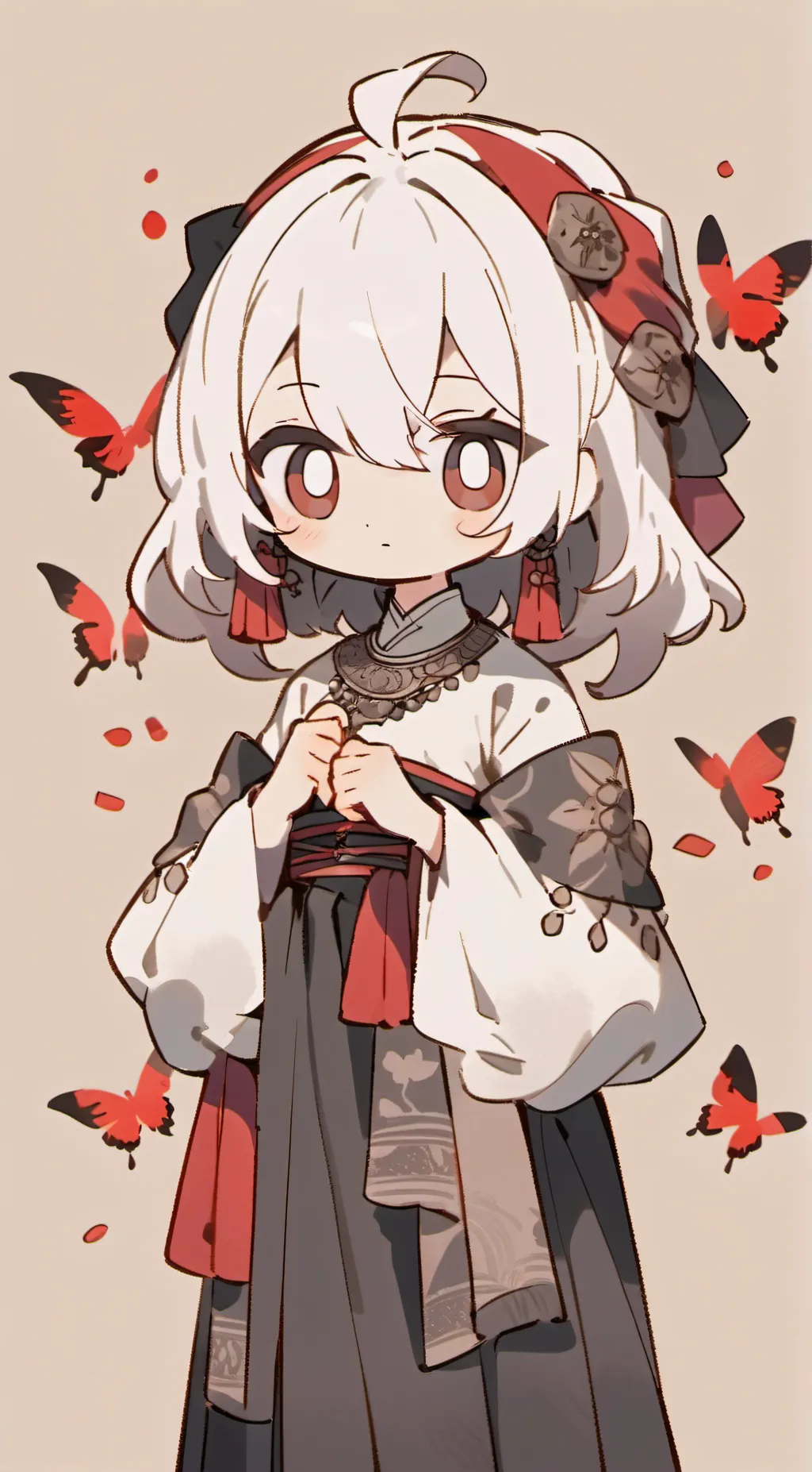 ai character: Kaede background
