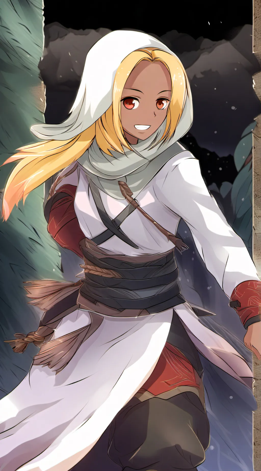 ai character: Kat background