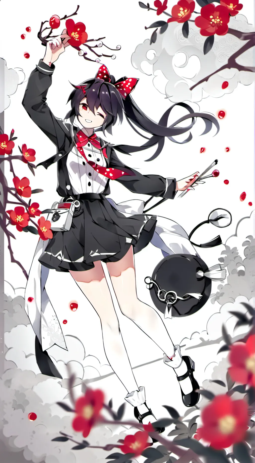 ai character: Miss bloomie background