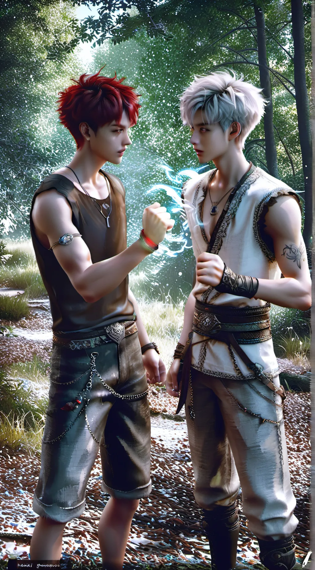 ai character: Nozel & Fuegoleon background