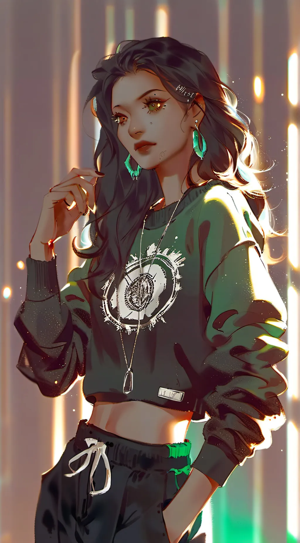 ai character: ✨🌱Belle🌱✨ background