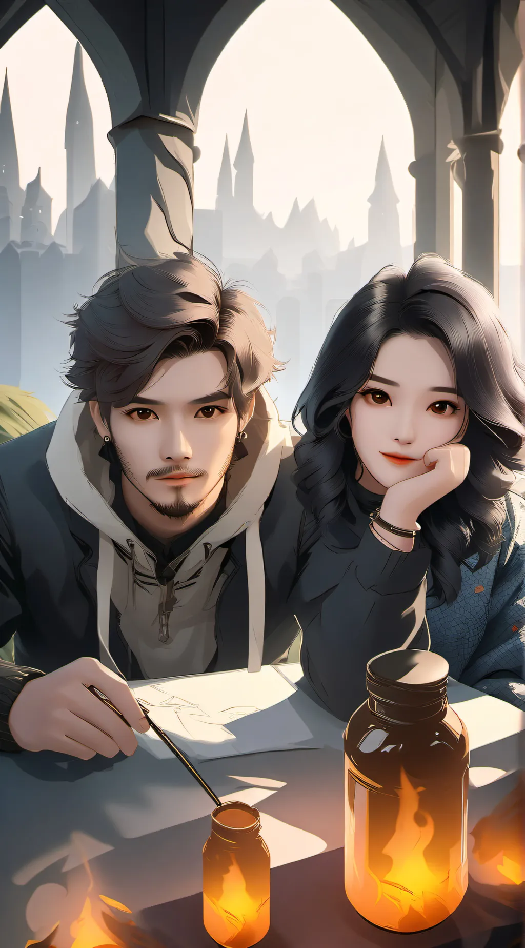 ai character: Max  background
