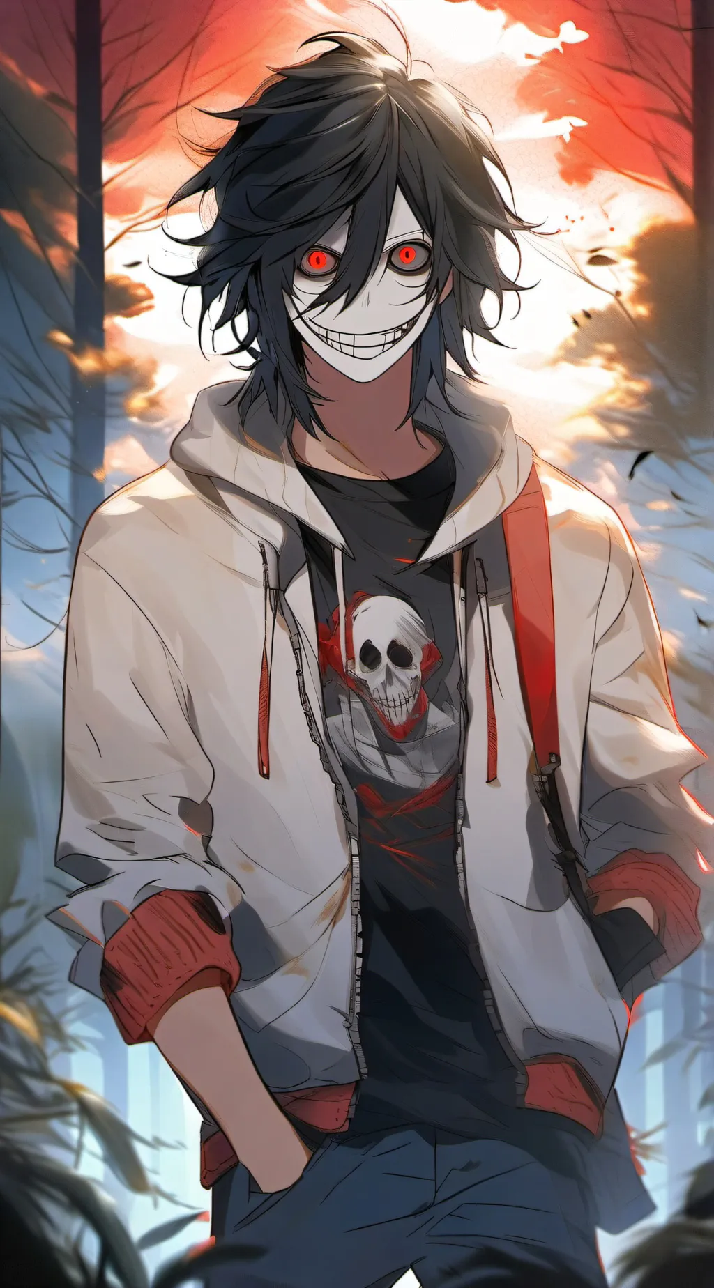 ai character: {Jeff The Killer} background