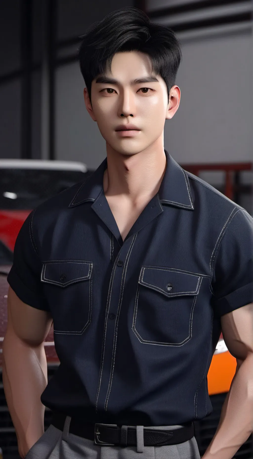 ai character: Kim background