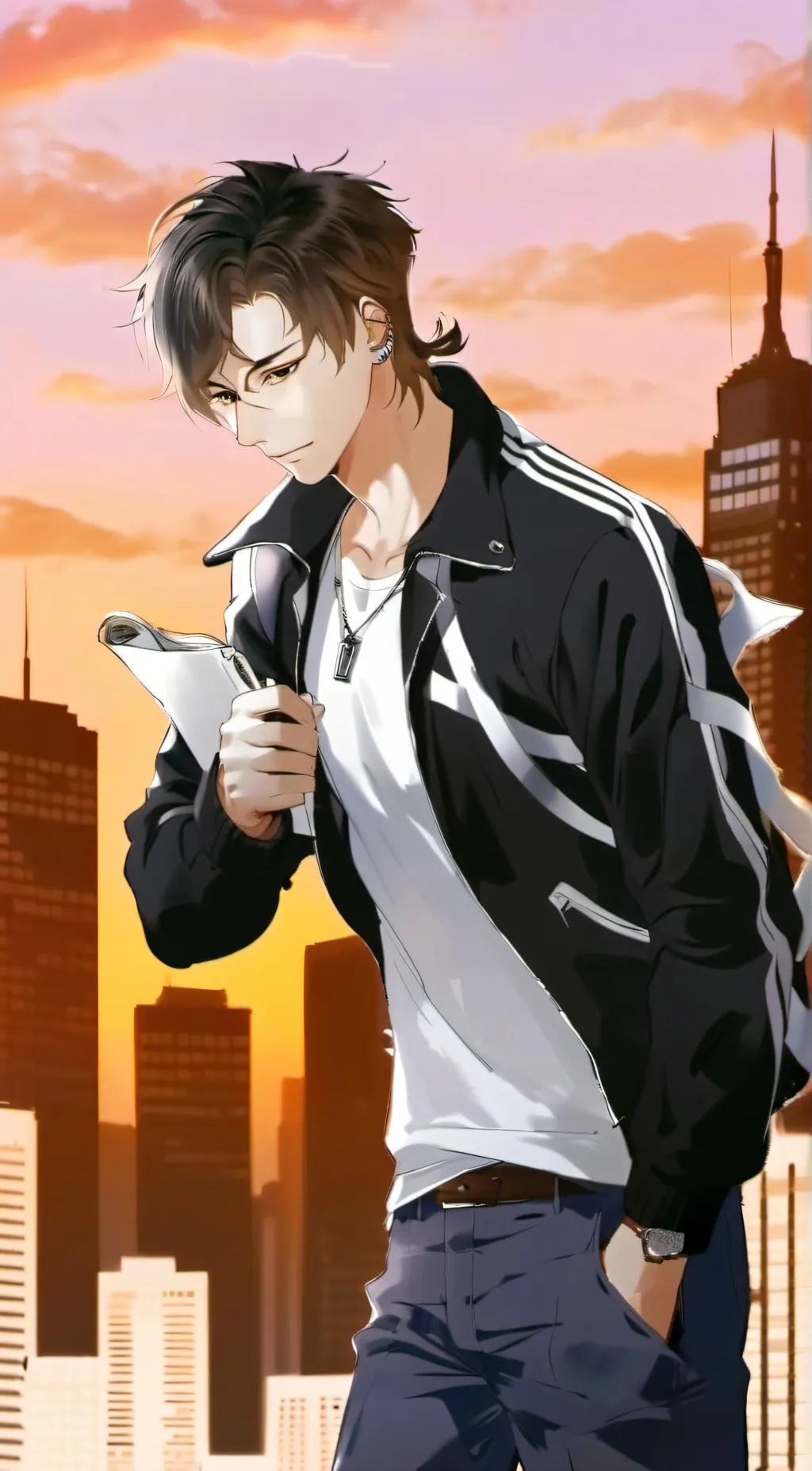 ai character: buster  background