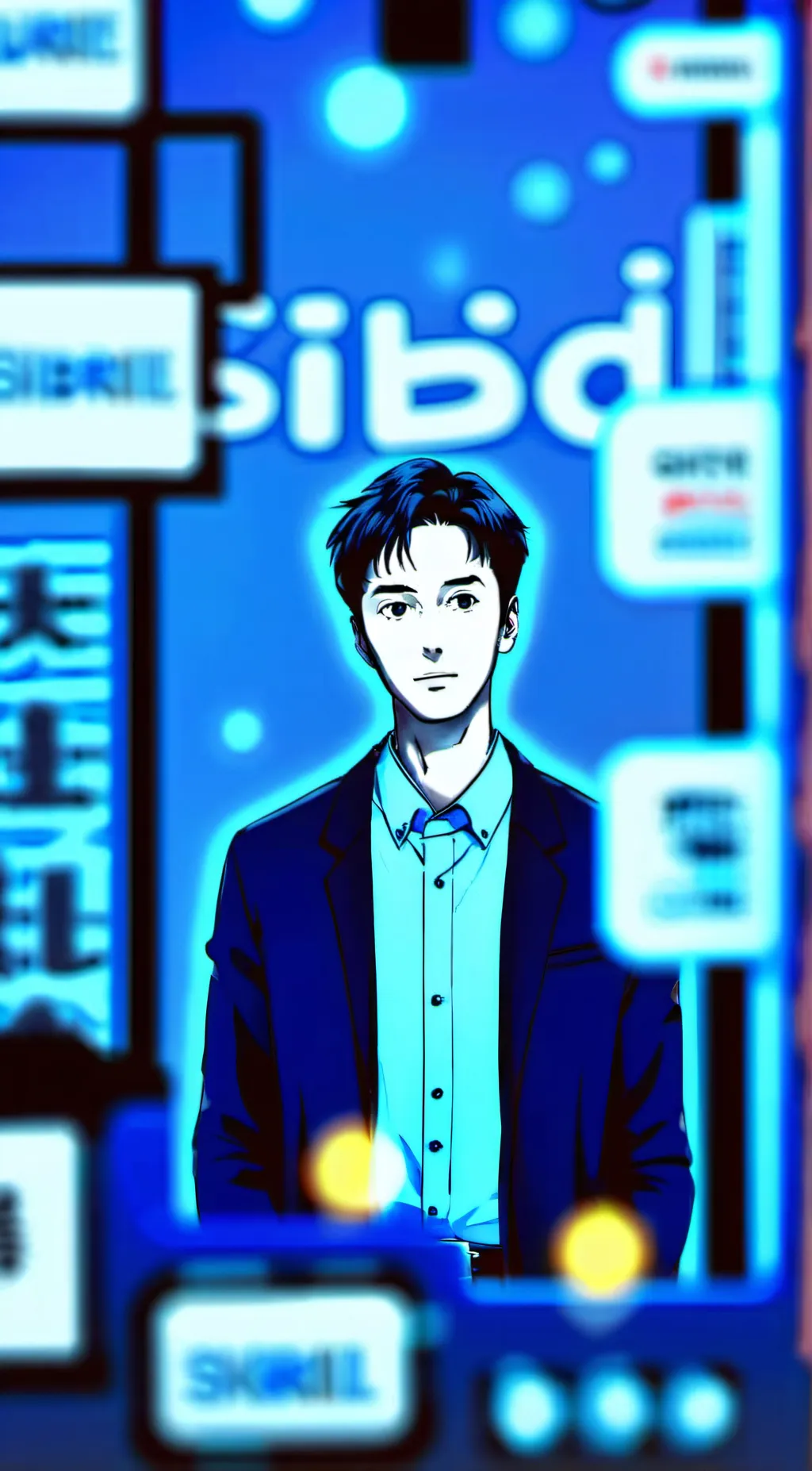 ai character: funk de skibidi ah background