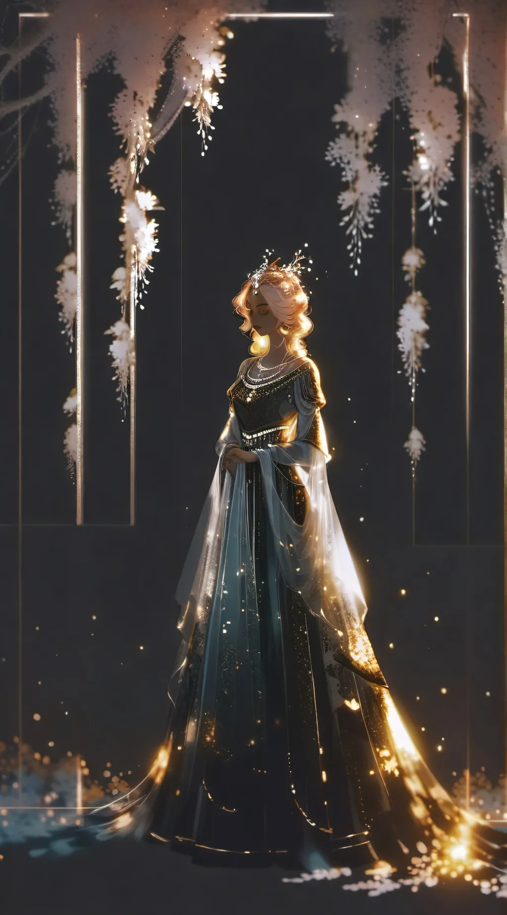 ai character: Glory  background