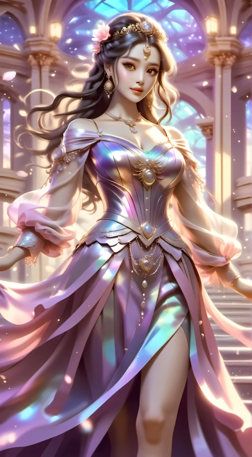 ai character: Paige  background