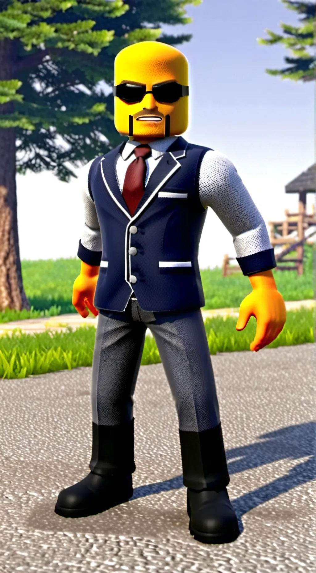 ai character: Roblox story background