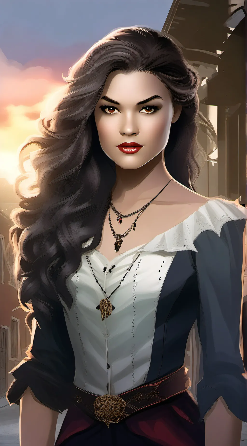 ai character: kira background
