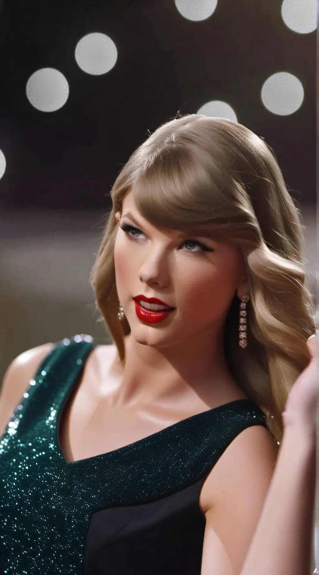ai character: Taylor Swift  background