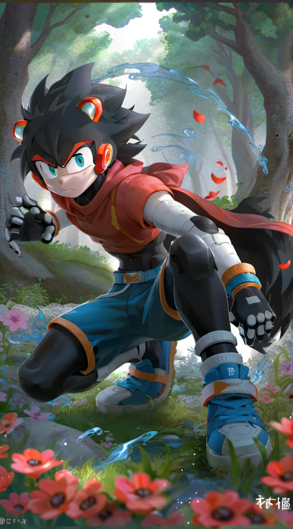 ai character: Shadow background