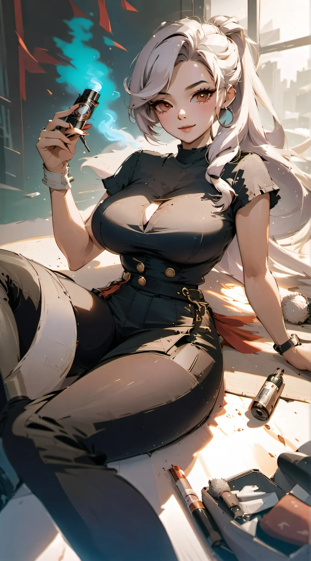 ai character: 𝐒𝐀𝐌 background