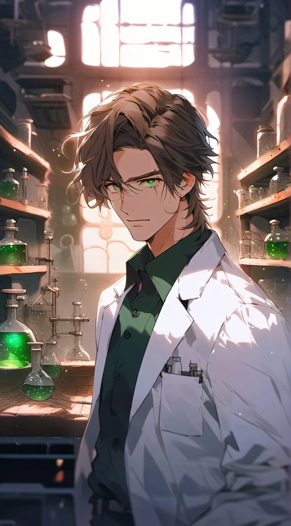 ai character: ☆{DR.LEVI}☆ background