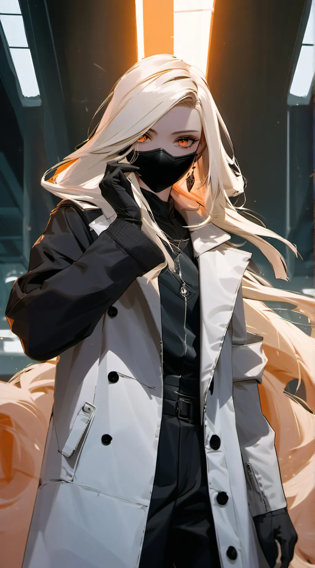 ai character: Agent: Blaze background