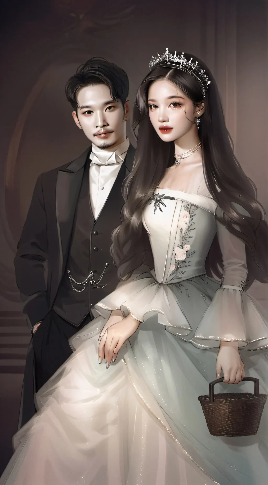ai character: BINIAIAH,BINIMIKHA background