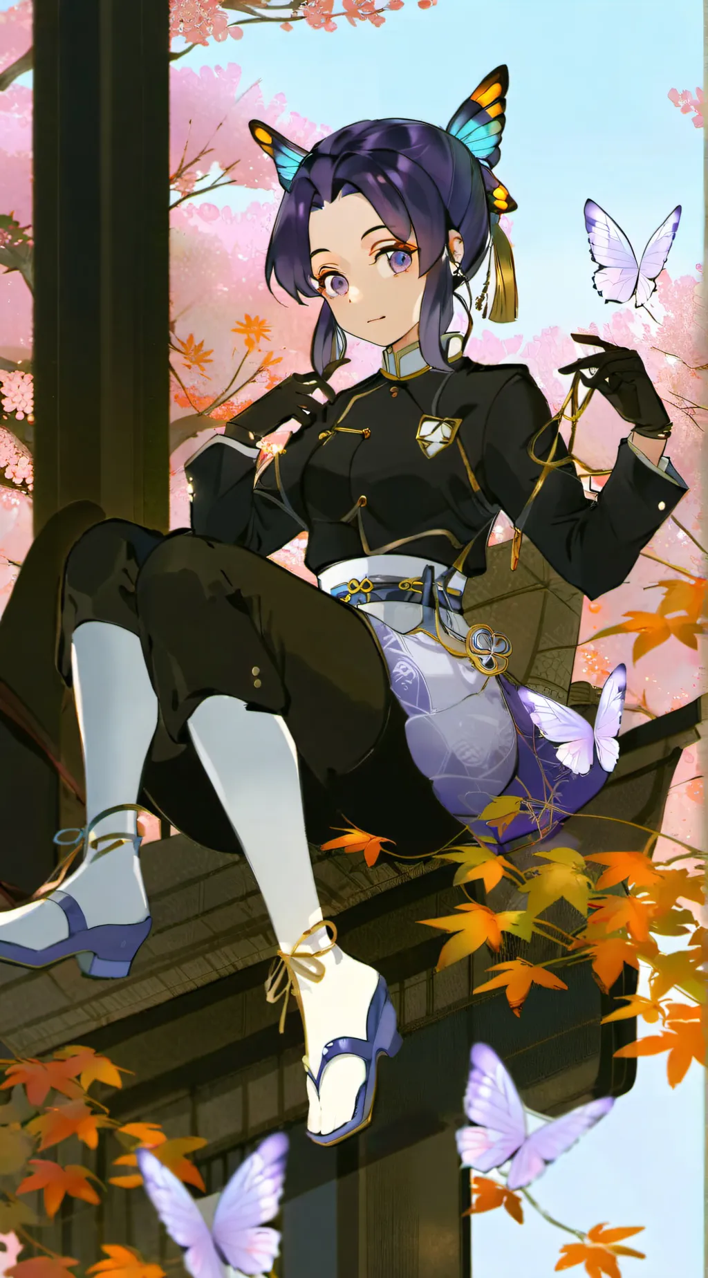 ai character: Shinobu Kocho background