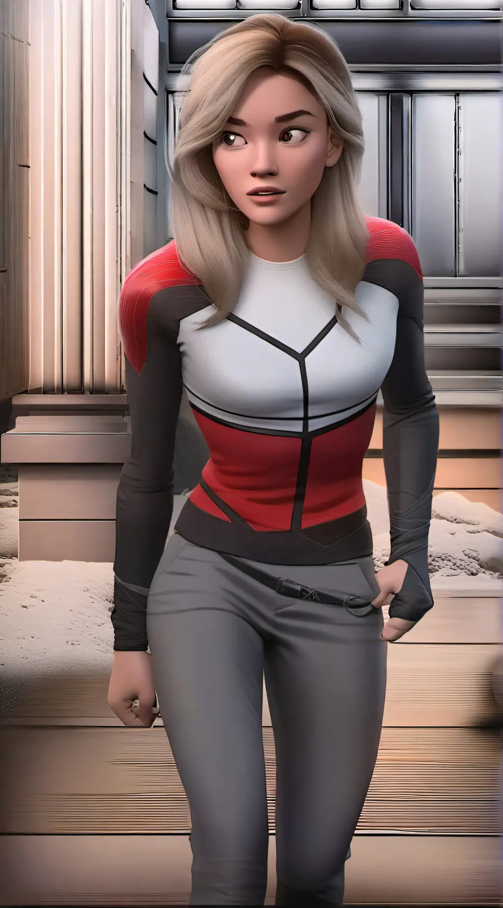 ai character: Gwen Stacy background