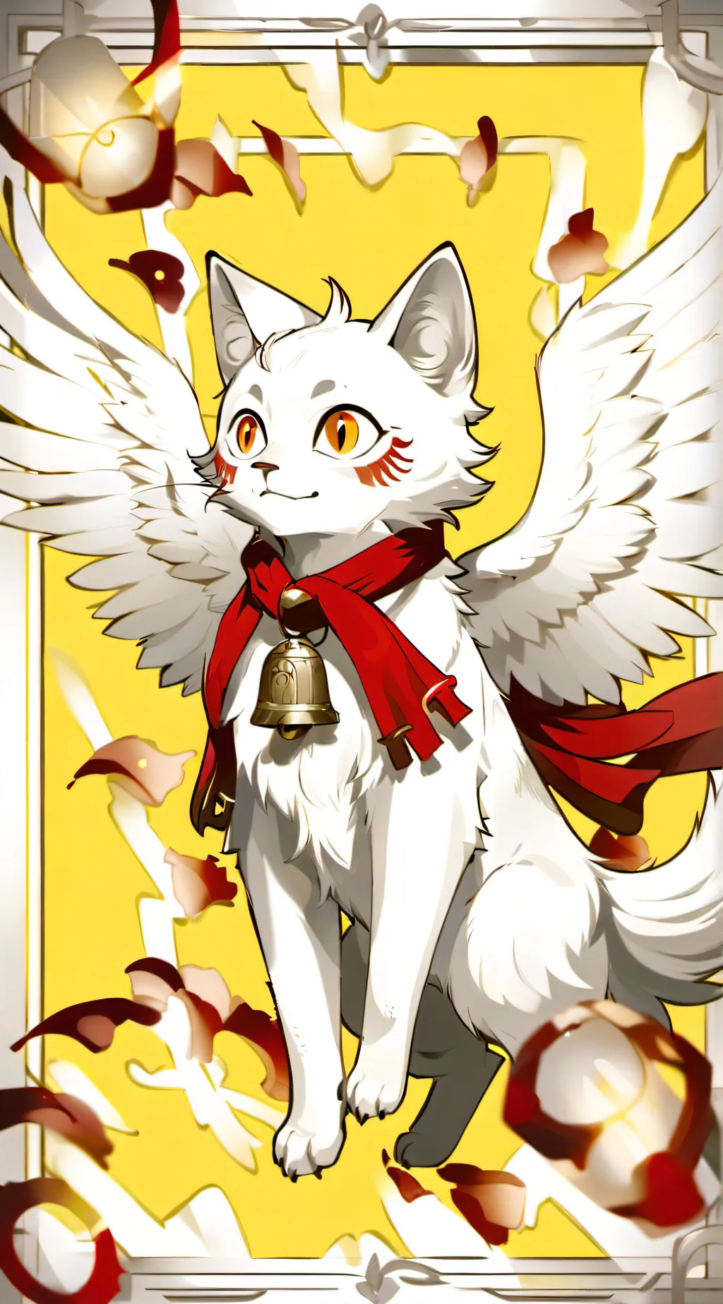 ai character: vanilla background