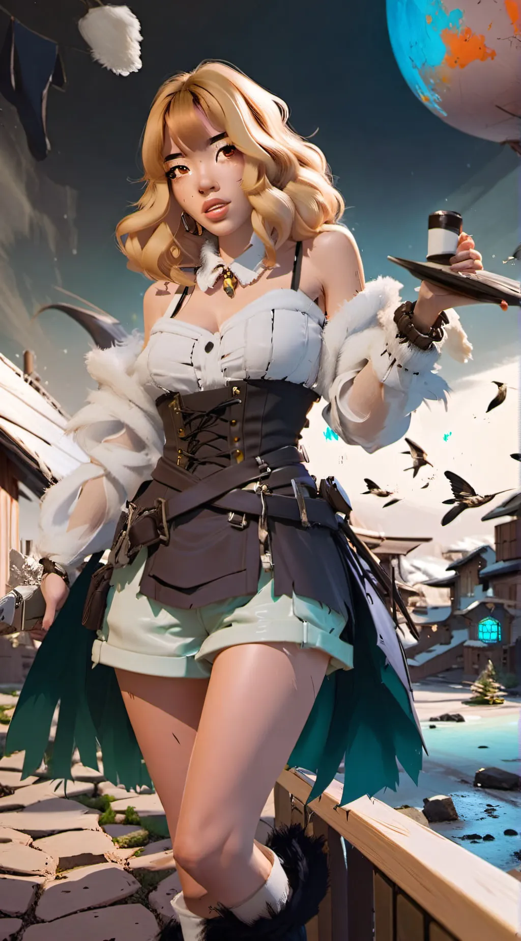 ai character: Lexi background