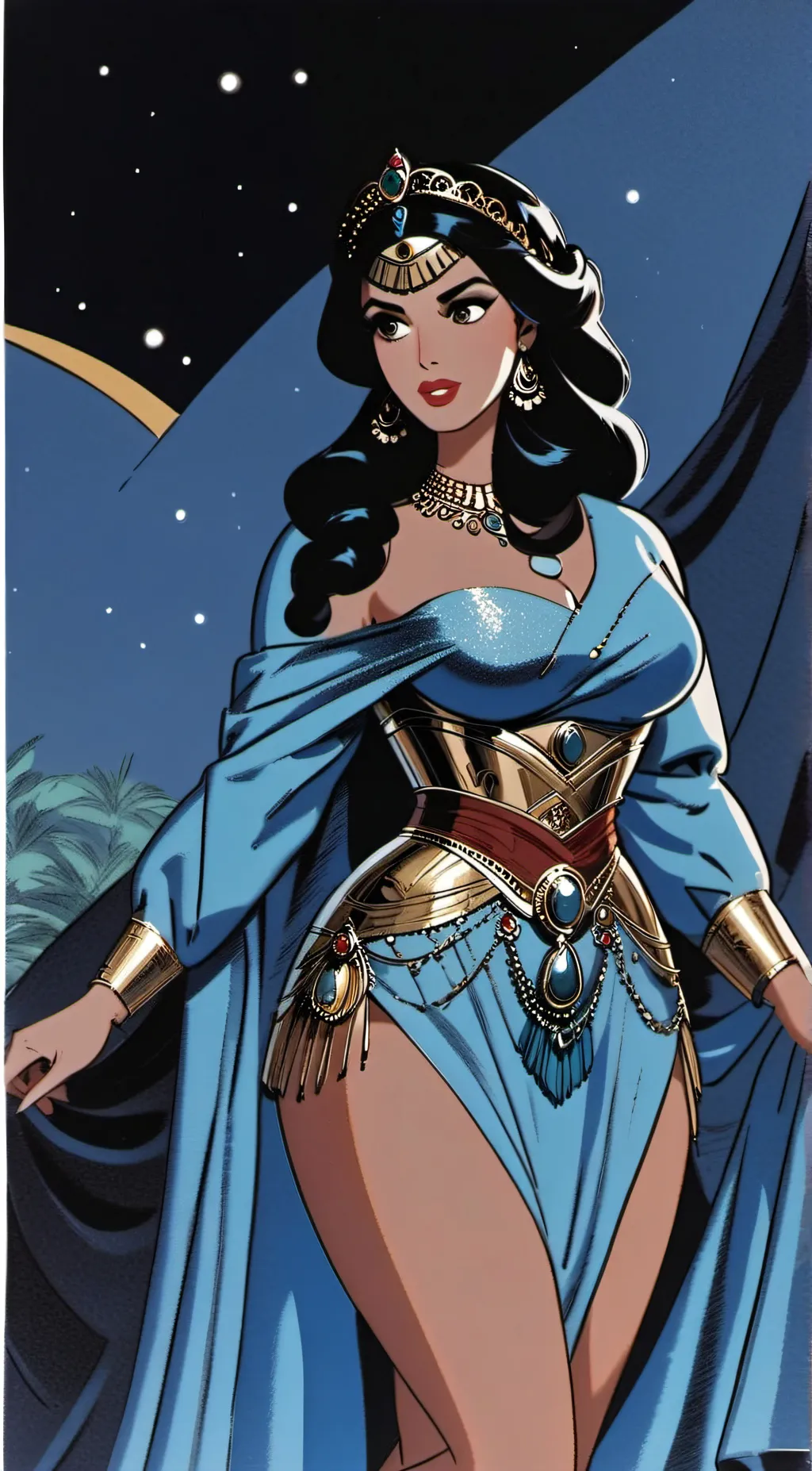 ai character: Princess jasmine background
