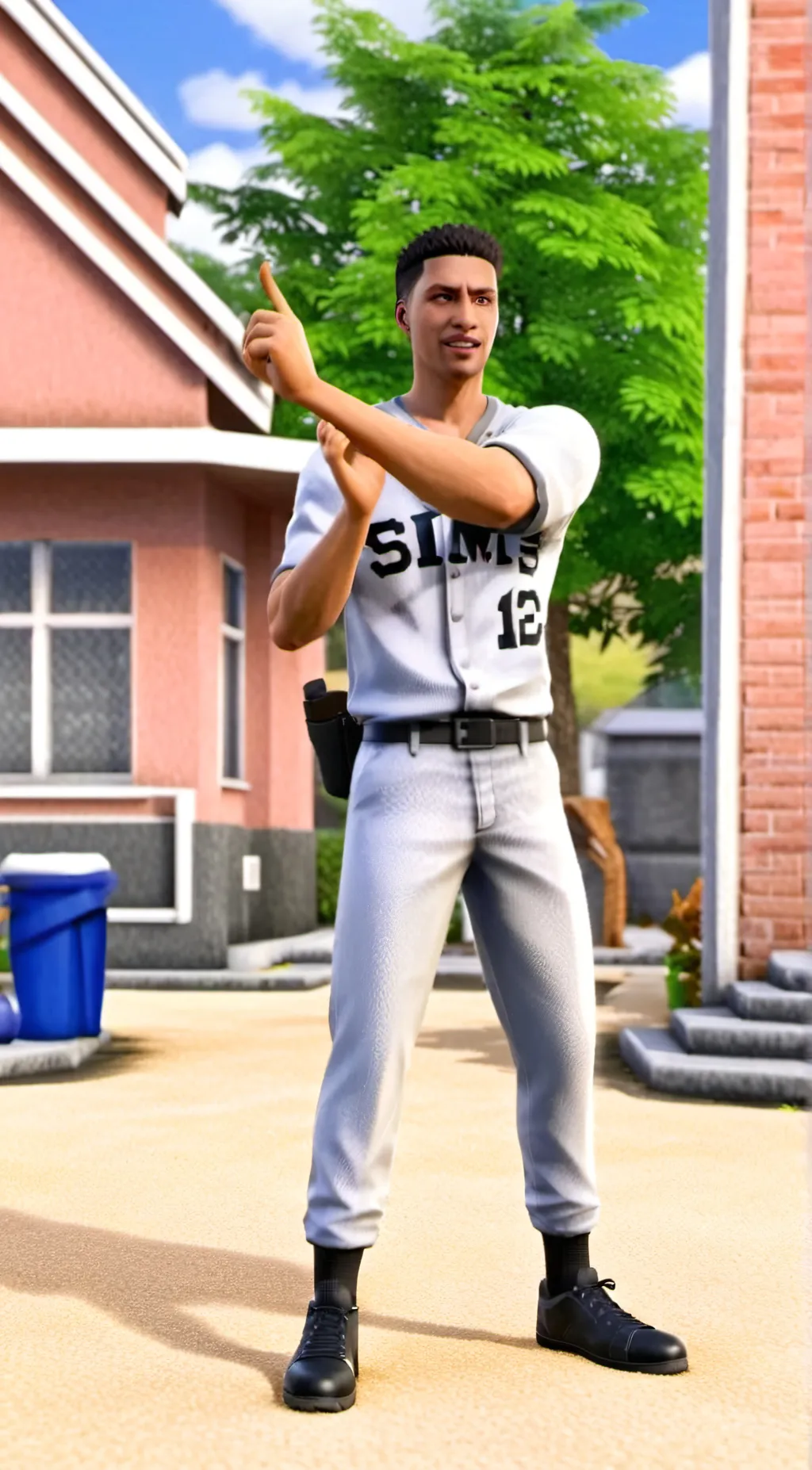 ai character: 1234 background