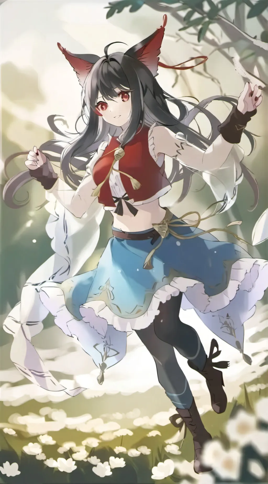 ai character: demon slayer  background
