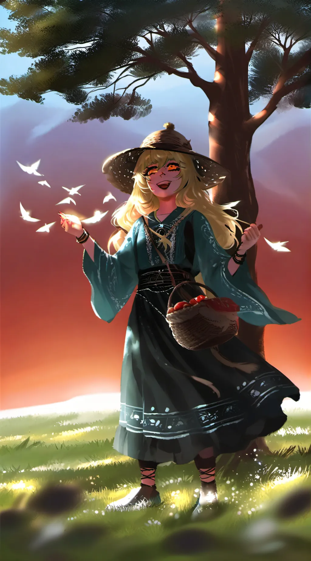 ai character: angels(dbz)  background