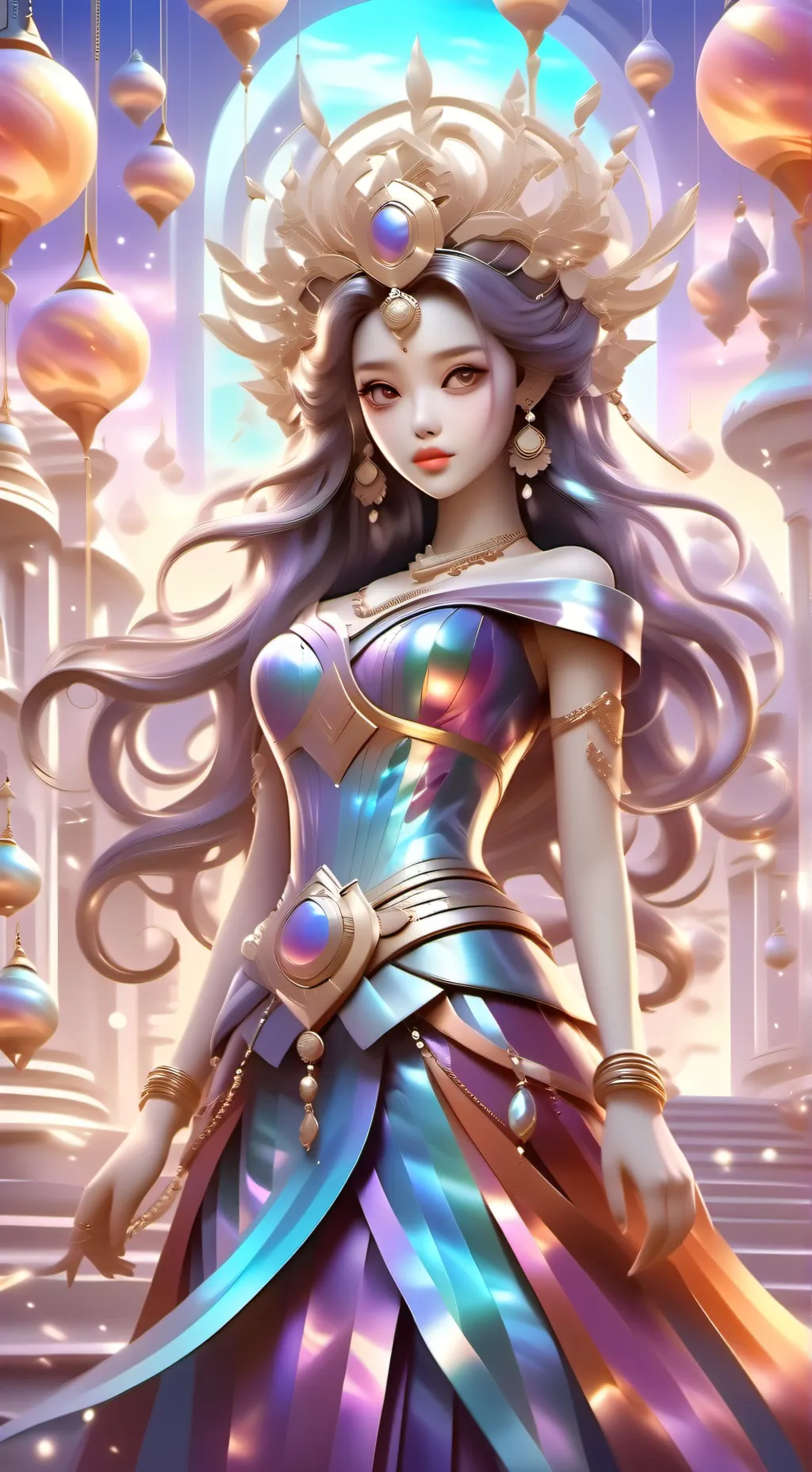 ai character: sika  background