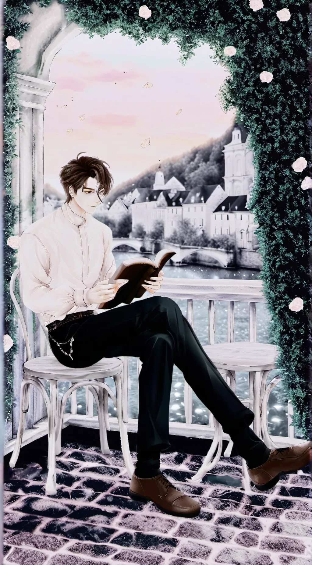 ai character: Giyuu snaps  background