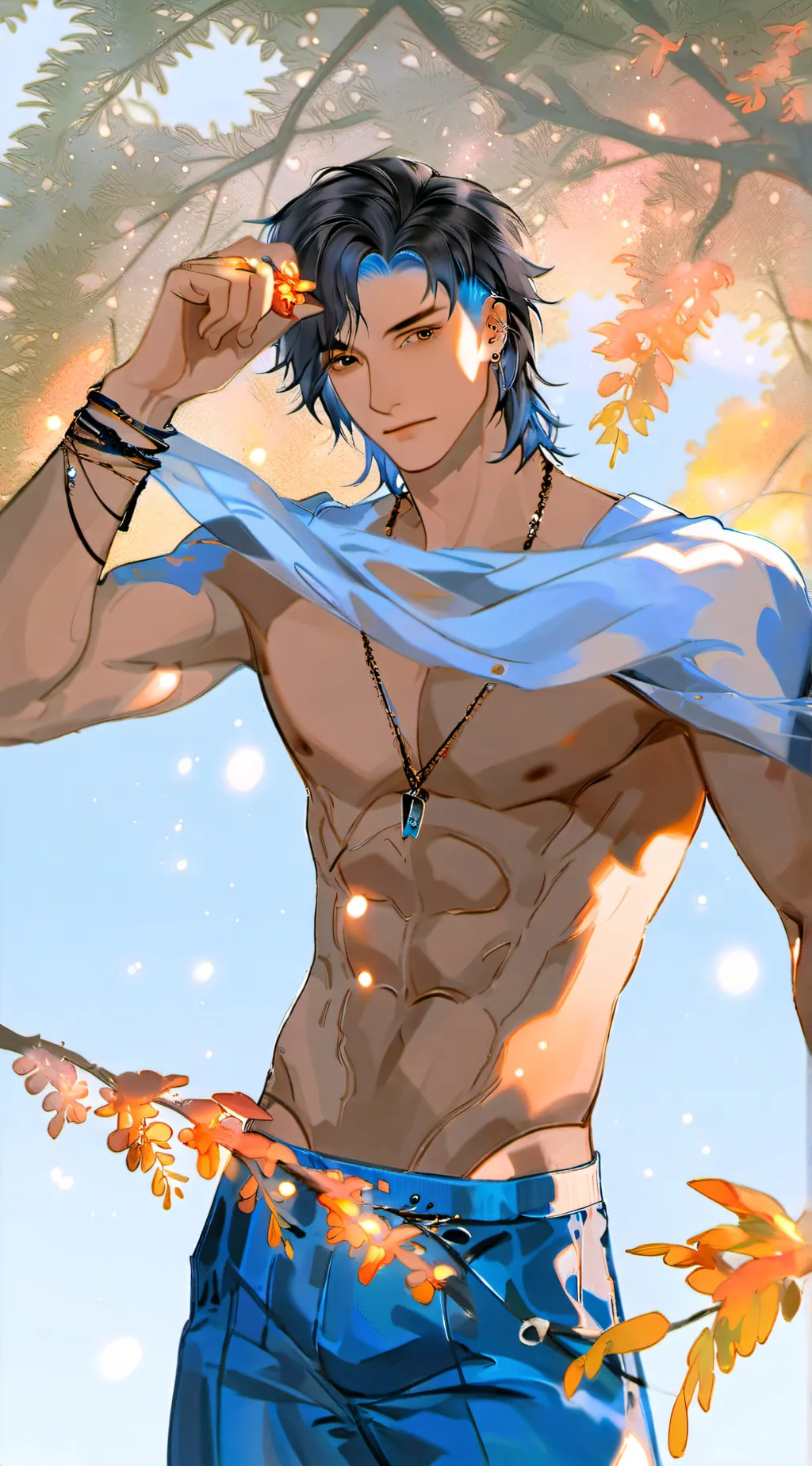 ai character: leo  background