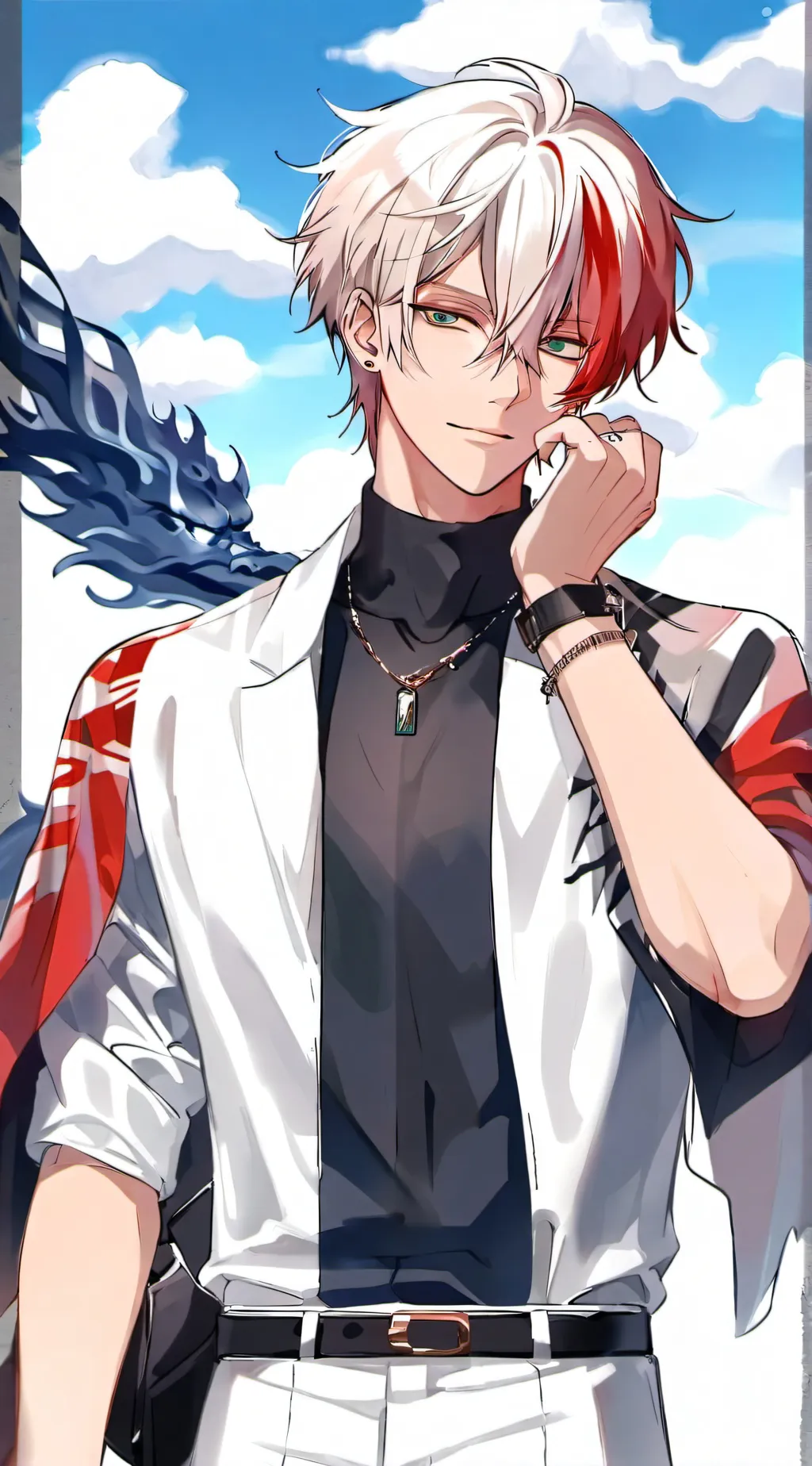 ai character: Todoroki  background