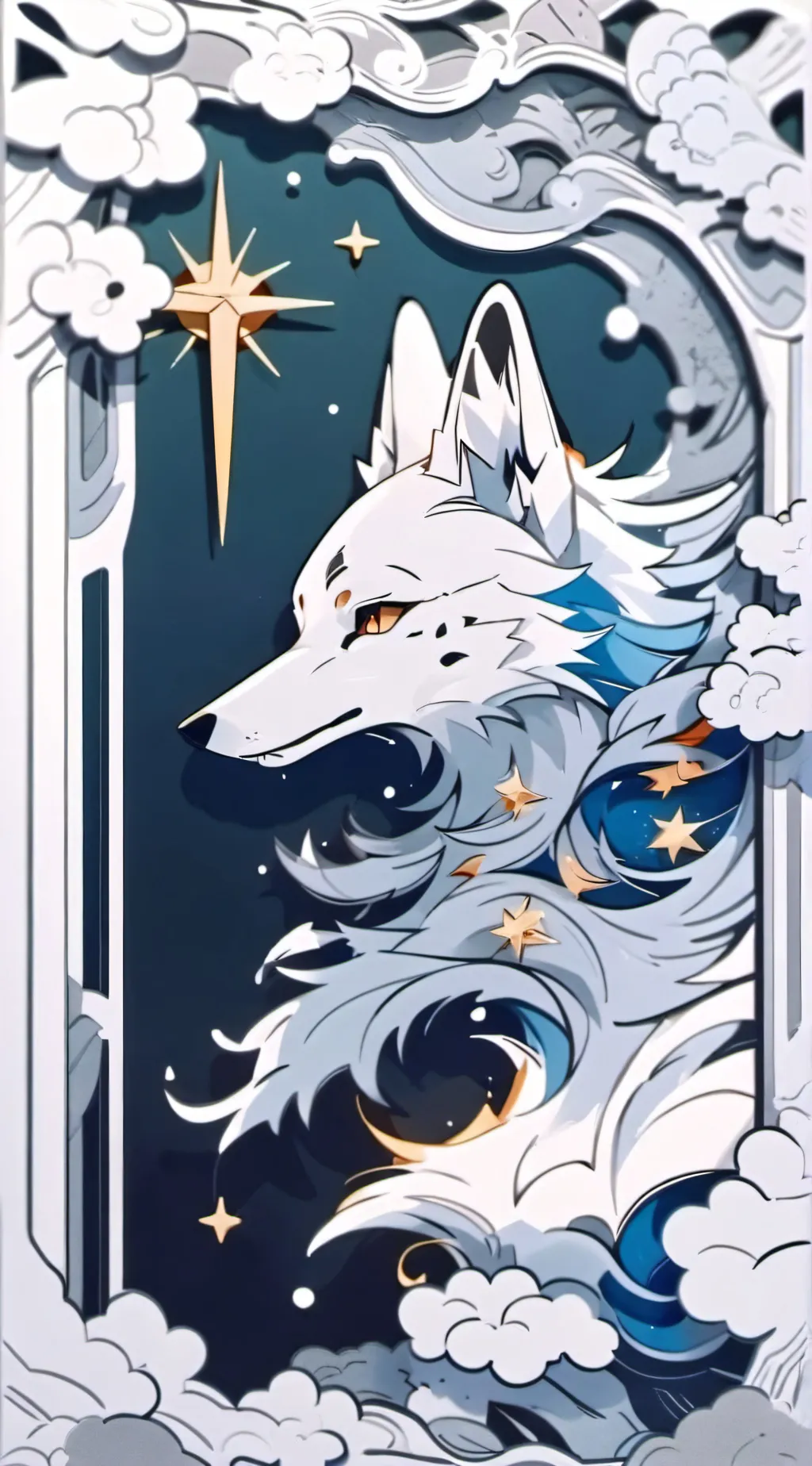 ai character: fox background