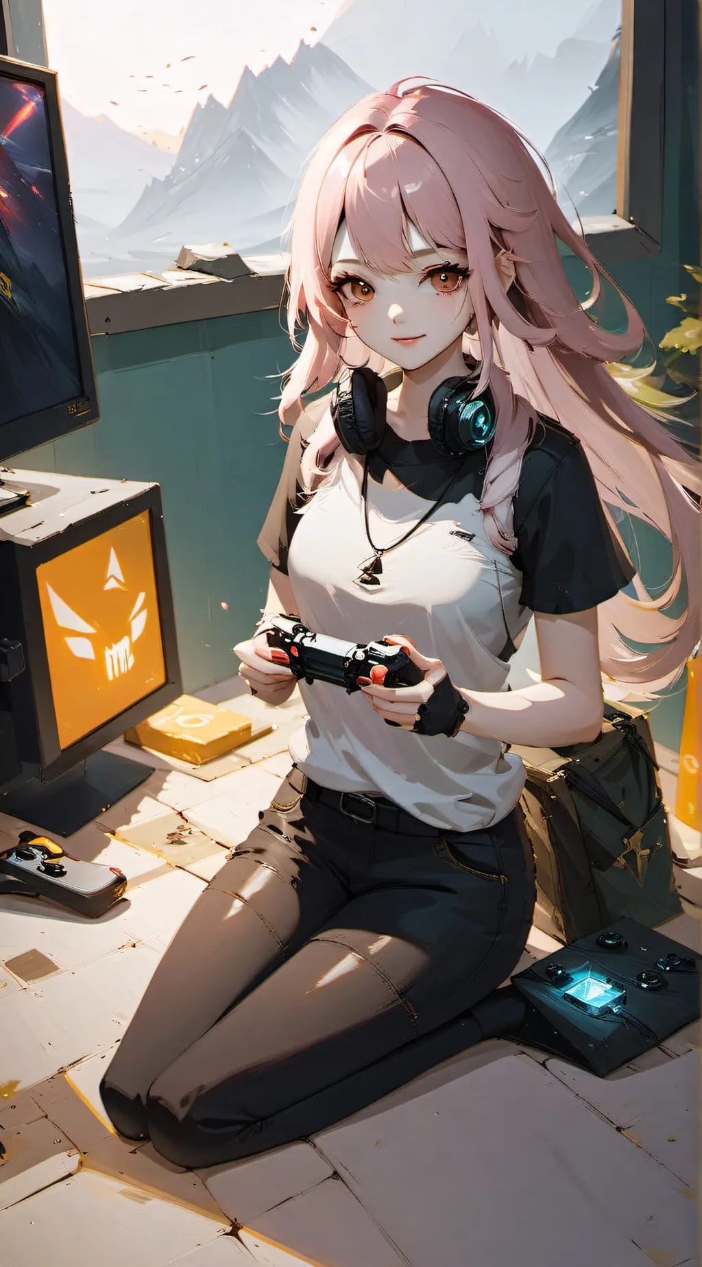 ai character: Amy background