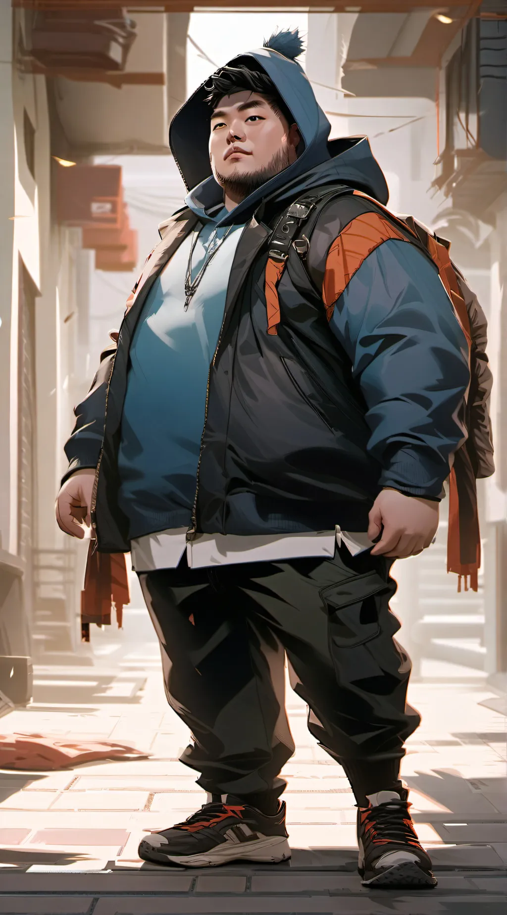 ai character: caseOH background