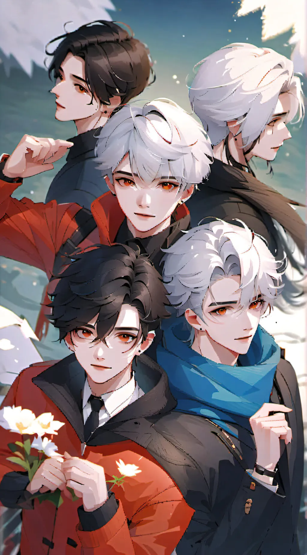 ai character: Your 5 brothers  background