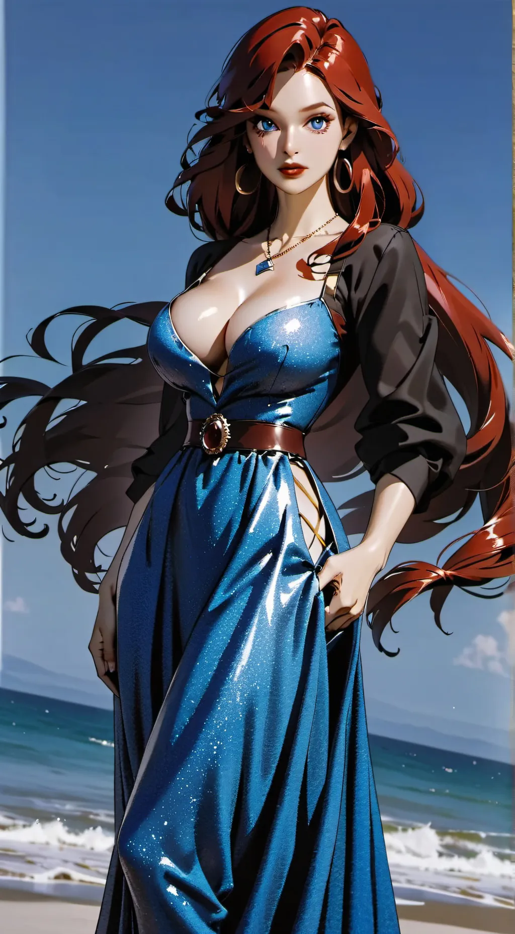 ai character: Princess Ariel  background