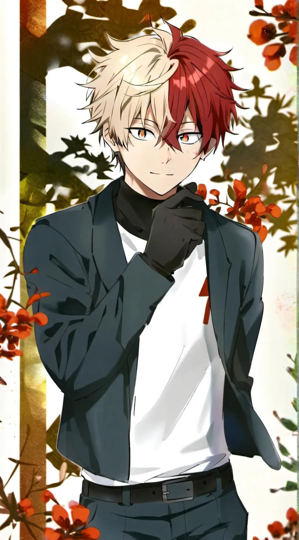 ai character: shoto todorki background