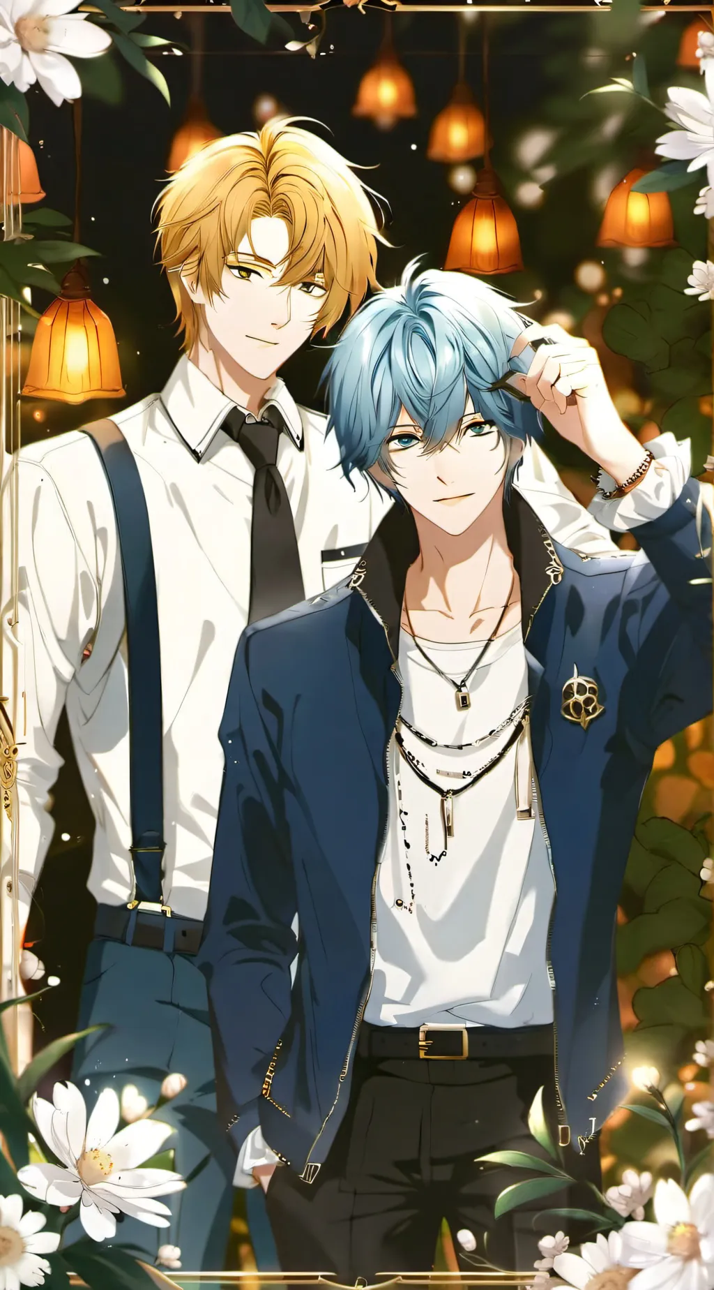 ai character: Adrien and Luka background