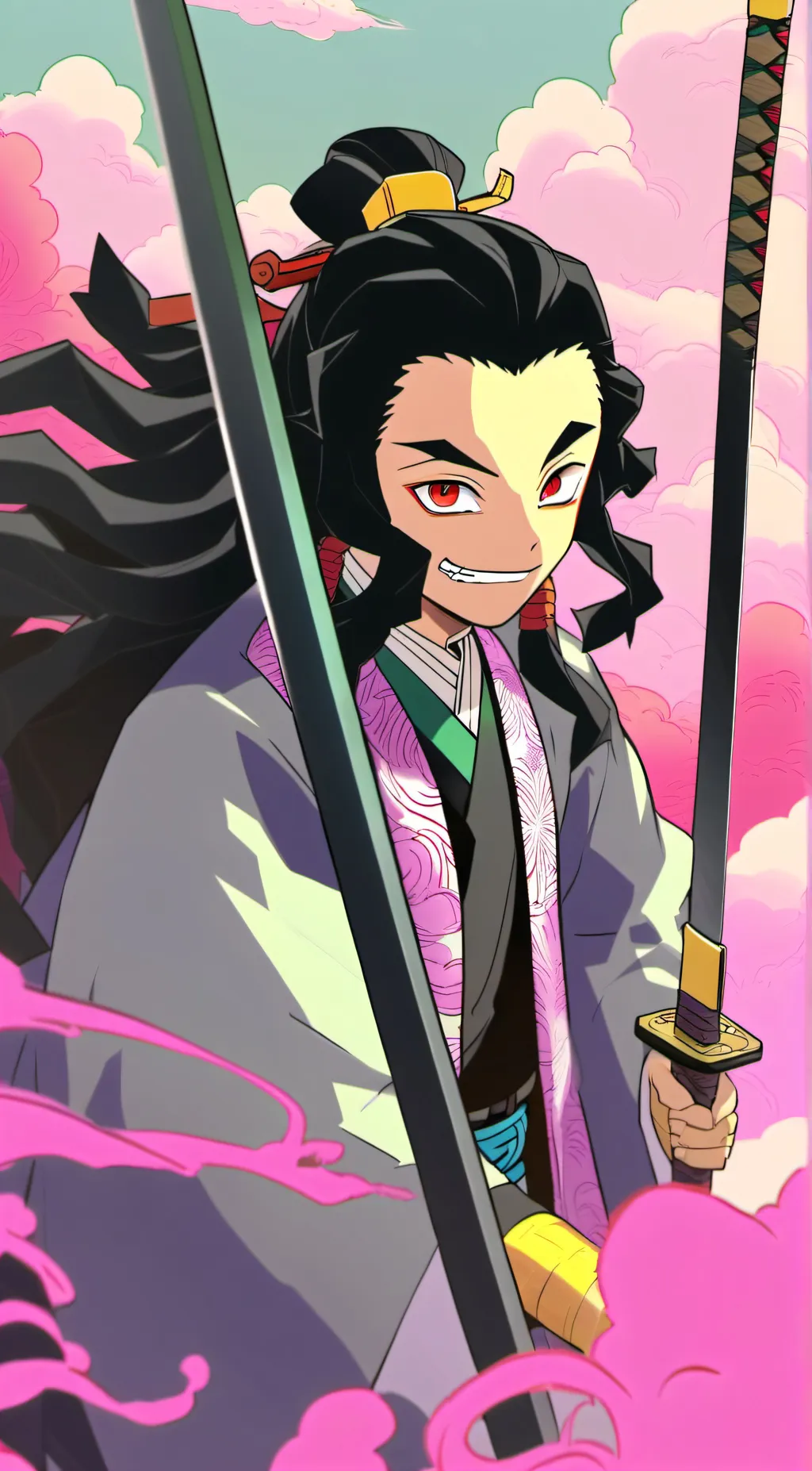 ai character: 1v1 hasira background