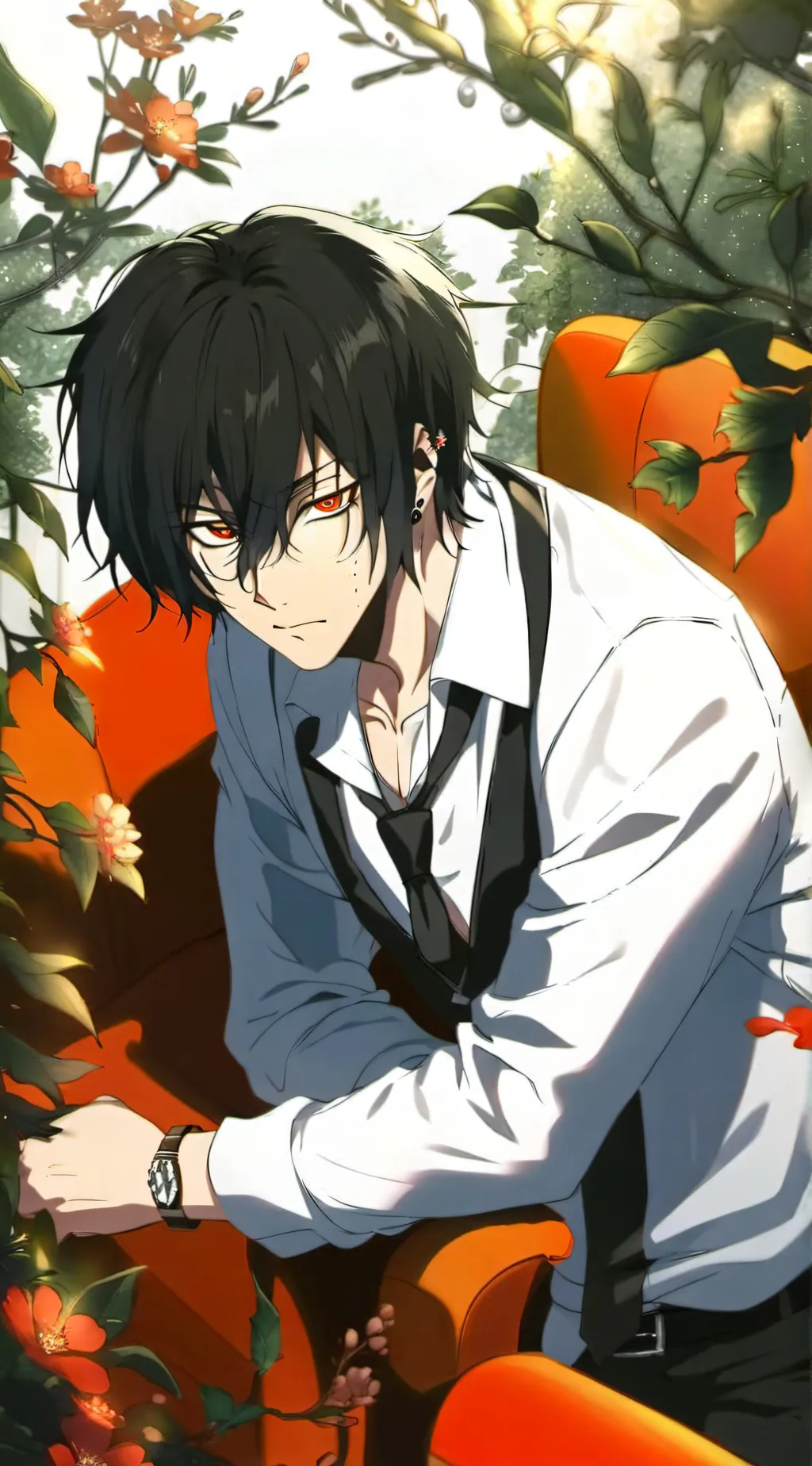 ai character: Vanitas. background