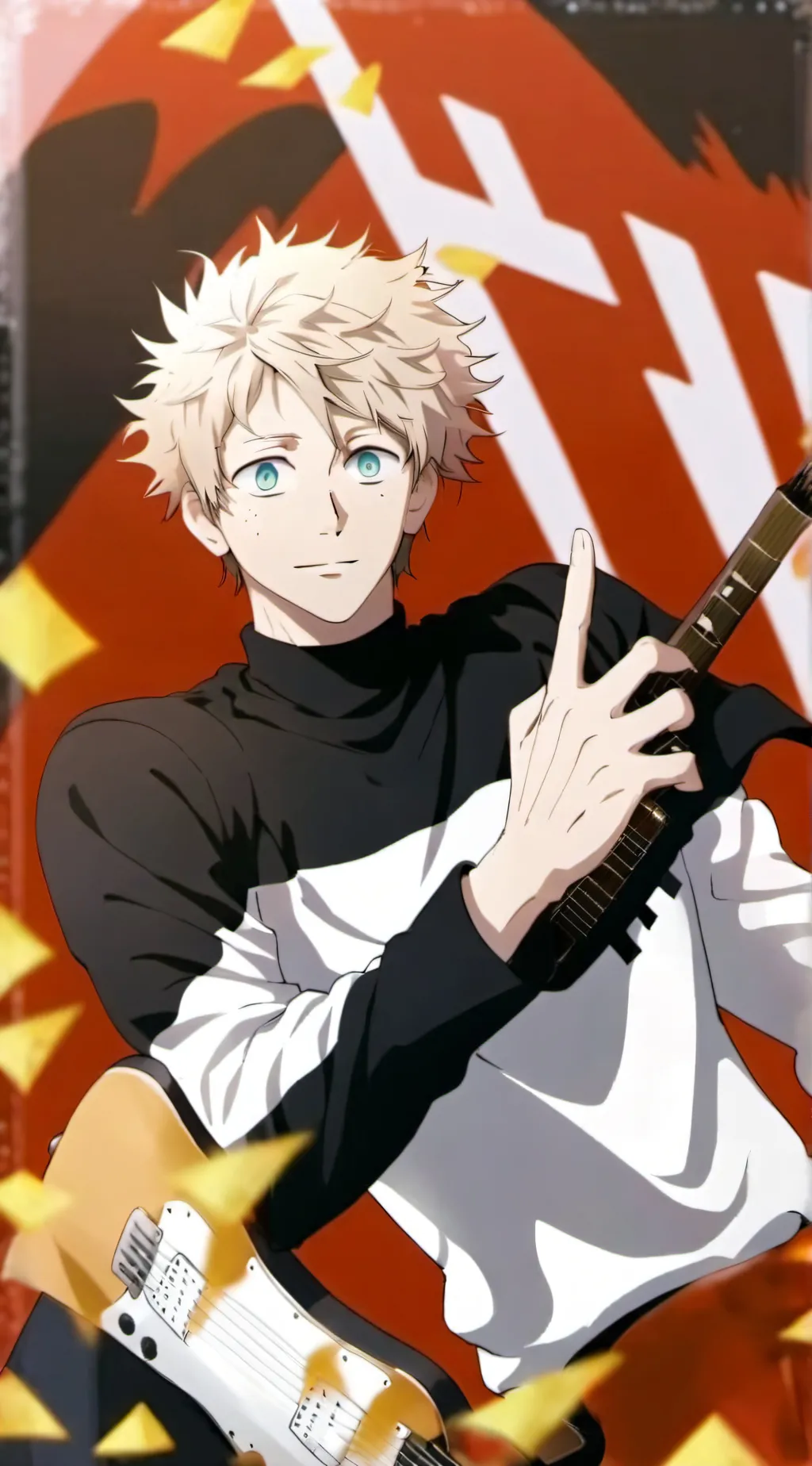 ai character: Bakugo Katsuki background