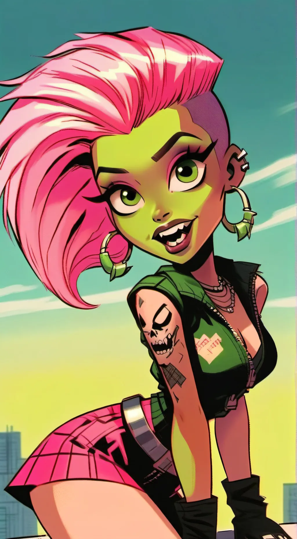 ai character: Venus McFlytrap background