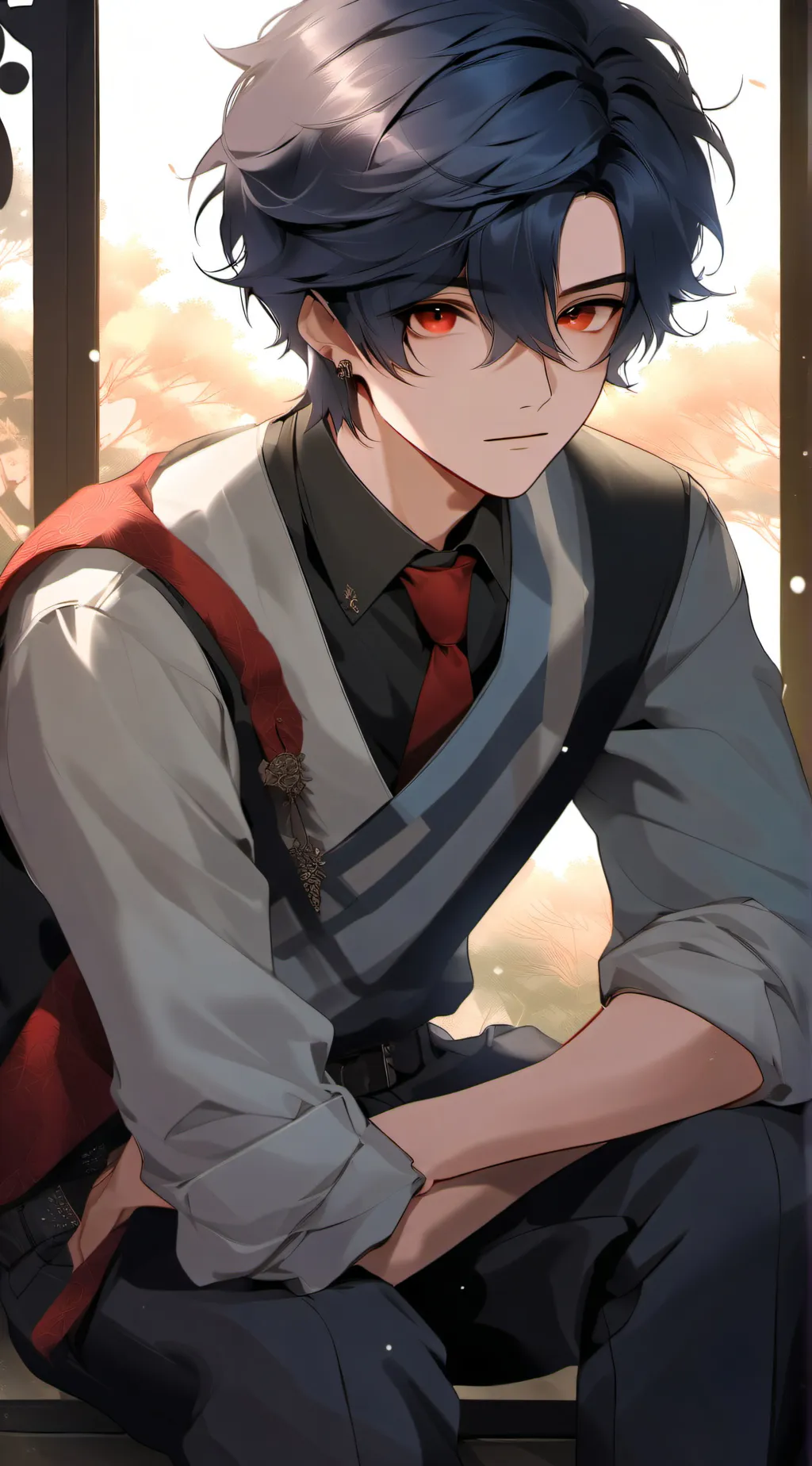ai character: Elliot  background