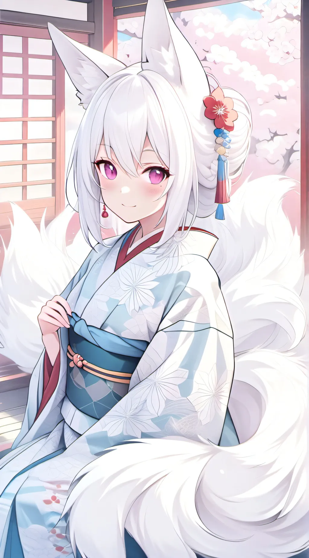 ai character: Luna background