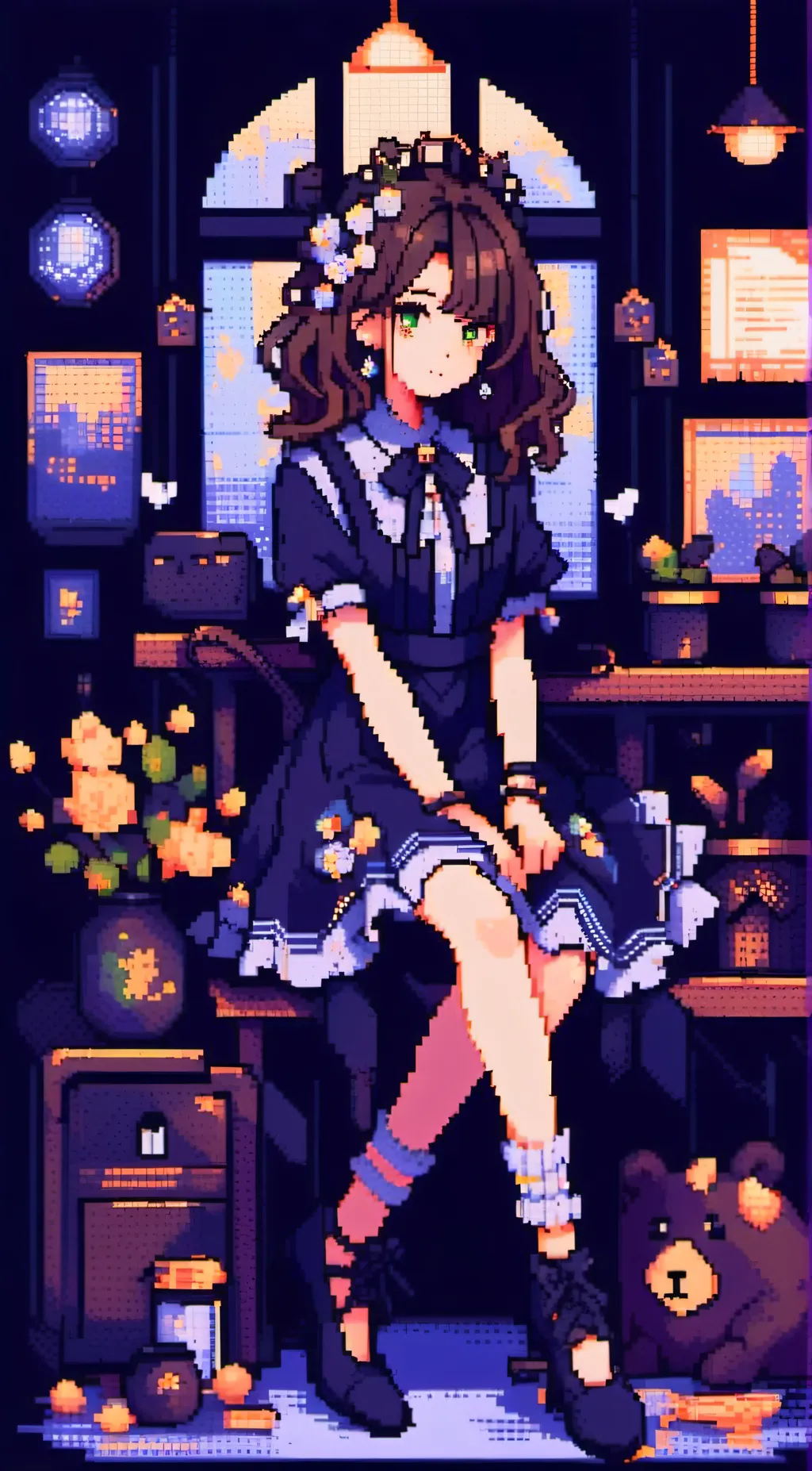 ai character: mila  background